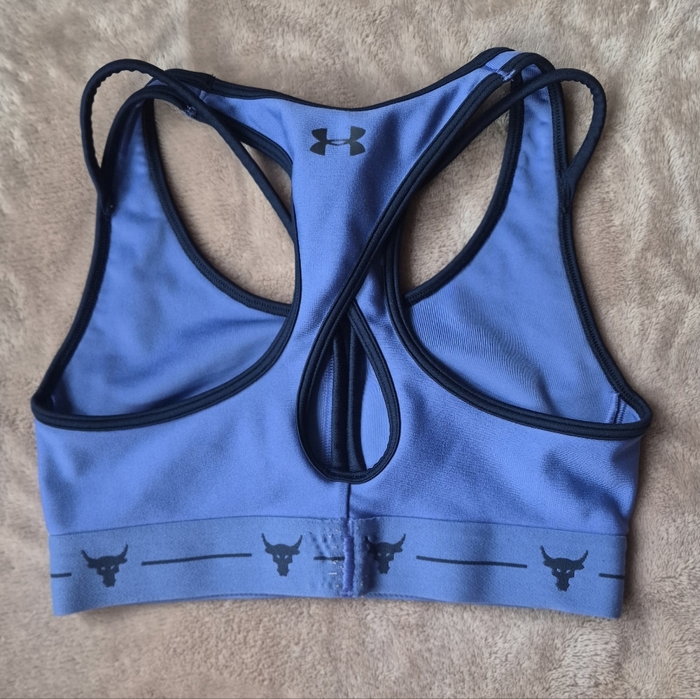 Women's Under Armour Project Rock Sports Blue Compression XS - Picture 5 of 9